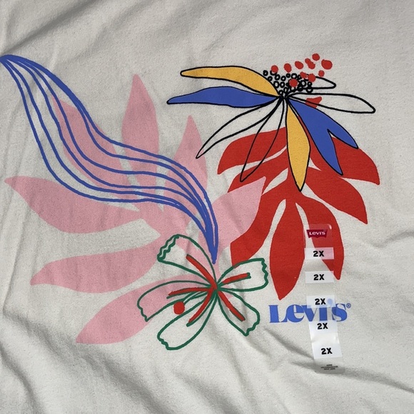NWT women’s Levi’s graphic tshirt 2X - Picture 3 of 5